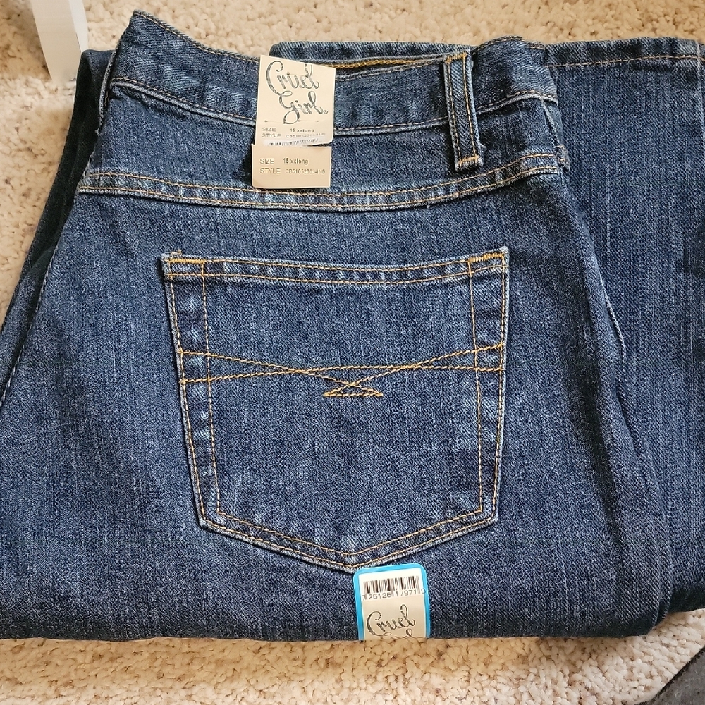 Cruel Girl Classic Blue Jeans TALL